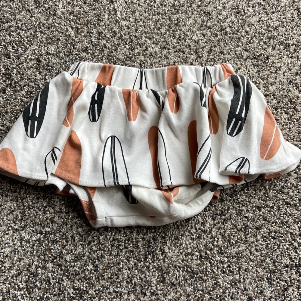 Kate Quinn organic cotton surfboard skort bloomer size 2T
